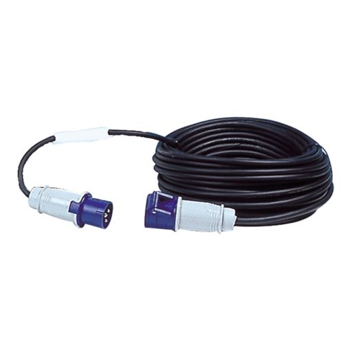 CEE Walstroomkabel 25 meter, camping verlengsnoer CEE Walstroomkabel 25 meter, camping verlengsnoer