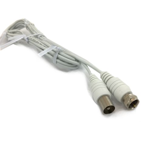 Coax antennekabel / verloopkabel van F-male naar IEC. Coax antennekabel / verloopkabel van F-male naar IEC.