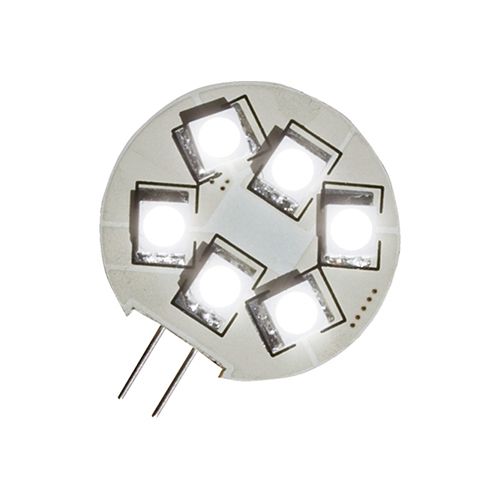 Losse LED G4 6x SMD met zij-insteek 8-30 volt 1,5 Watt (8 watt halogeen)