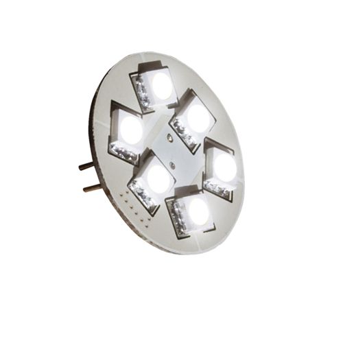 Losse LED G4 6x SMD met achterj-insteek 8-30 volt 1,3 Watt (8 watt halogeen) Losse LED G4 6x SMD met achterj-insteek 8-30 volt 1,3 Watt (8 watt halogeen)
