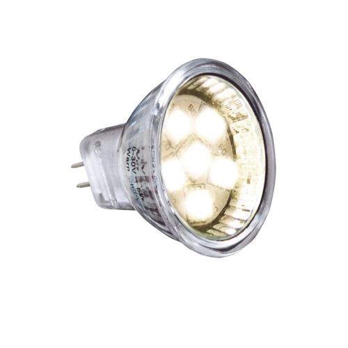 Losse LED MR11 6x SMD LED. 1,3 Watt (8 Watt halogeen)