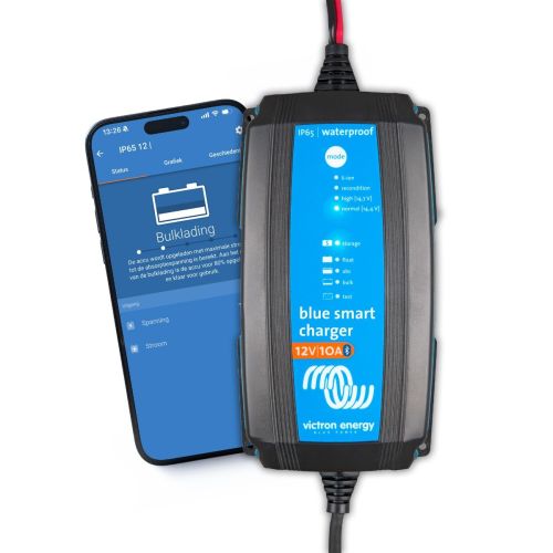 Victron Blue Smart IP65 Acculader 12 volt 10 Ampere