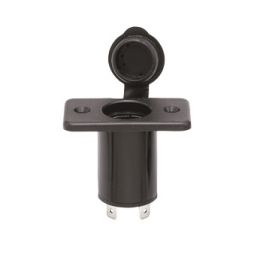 Inbouwstopcontact met Afdekking 12 Volt