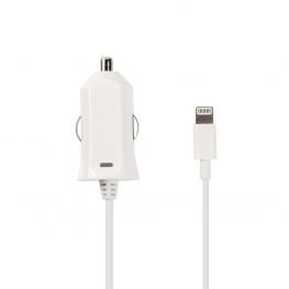12 volt autolader voor iPhone, iPad en iPod met lightning aansluiting