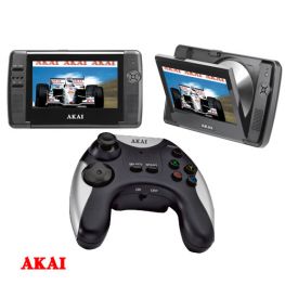 Akai ACVDS 935T Portable DVD-speler met dubbel scherm en gamepad