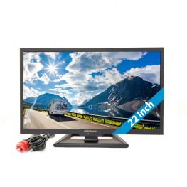 Alphatronics SL-22 DS 12 volt LED TV 22 Inch met DVB-S/S2, DVB-T/T2, DVD en FastScan