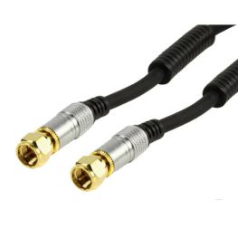 Antenne Coax Kabel met vergulde F- connectoren