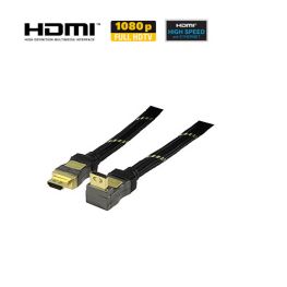 HDMI Highspeed haakse kabel met ethernet functie 1,5 meter
