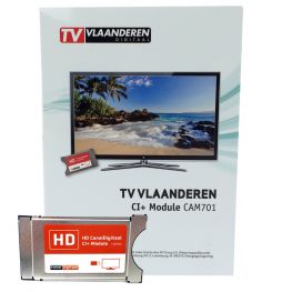 TV Vlaanderen CI+ Cam 803 Module met geïntegreerde Smartcard