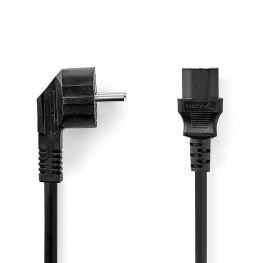 Stroomkabel CEE 7/7 Haaks Type F 230 Volt 2 meter