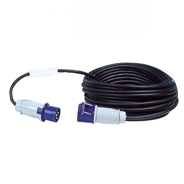 Stal Allergie passend Neopreen 220 volt verlengkabel met CEE Stekkers - 12 Volt TV.nl