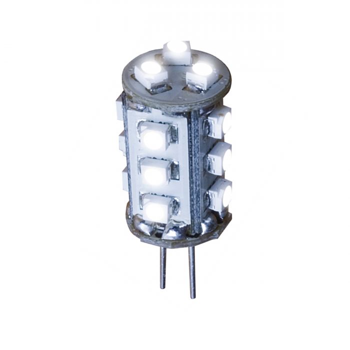 Losse LED G4 met 15x SMD rondom boven. 1,2 Watt zuinige ledlamp boot, camper en caravan - 12 Volt TV.nl